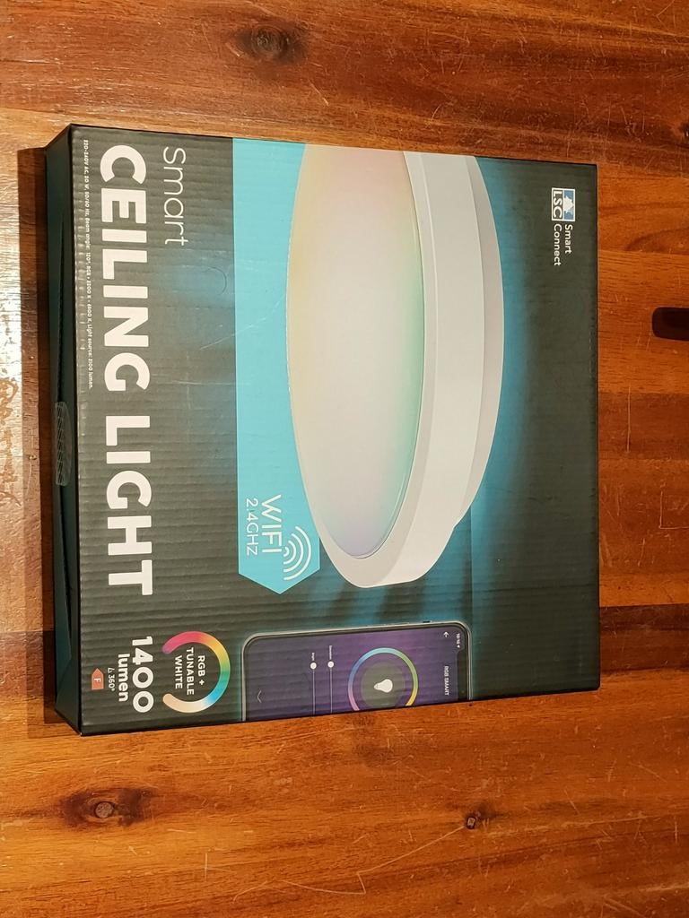 Ceiling light multicolor, Ophalen, Minder dan 30 watt, E27 (groot), Led-lamp