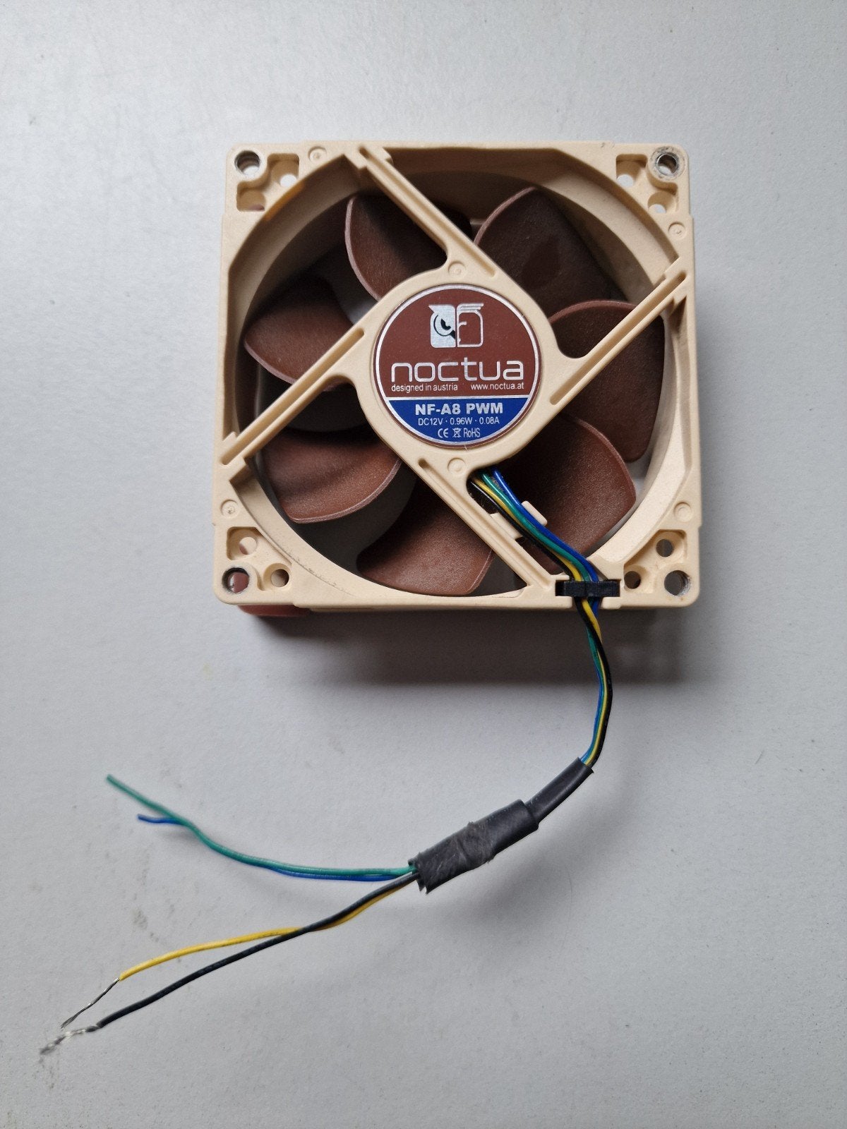 Noctua NF-A8 Pwn 12v Fan Ventilator, Ophalen of Verzenden, Gebruikt, Luchtkoeling