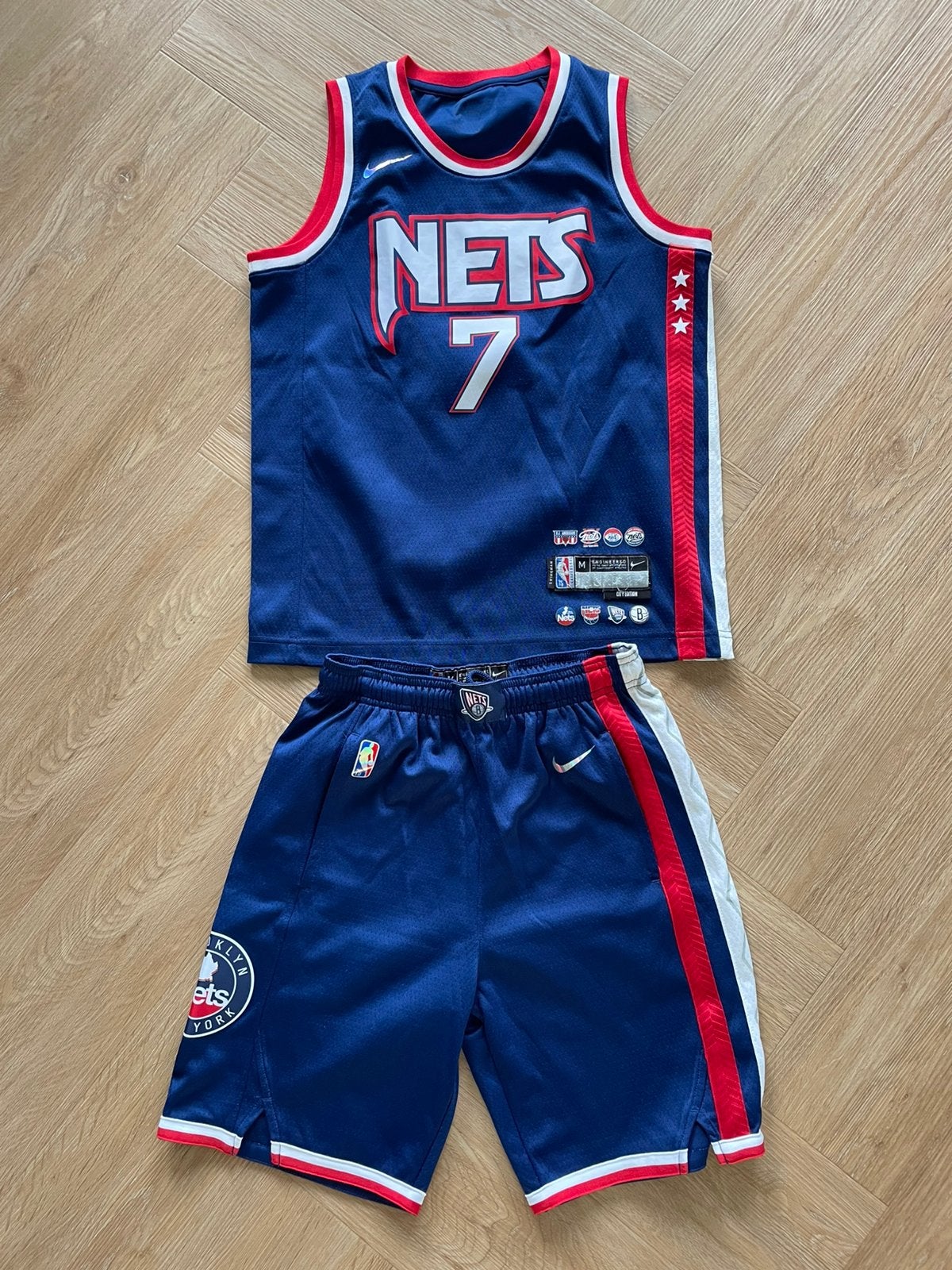 Nike NBA Brooklyn Nets basketbal tenue Kevin Durant, Ophalen of Verzenden, Gebruikt, Kleding