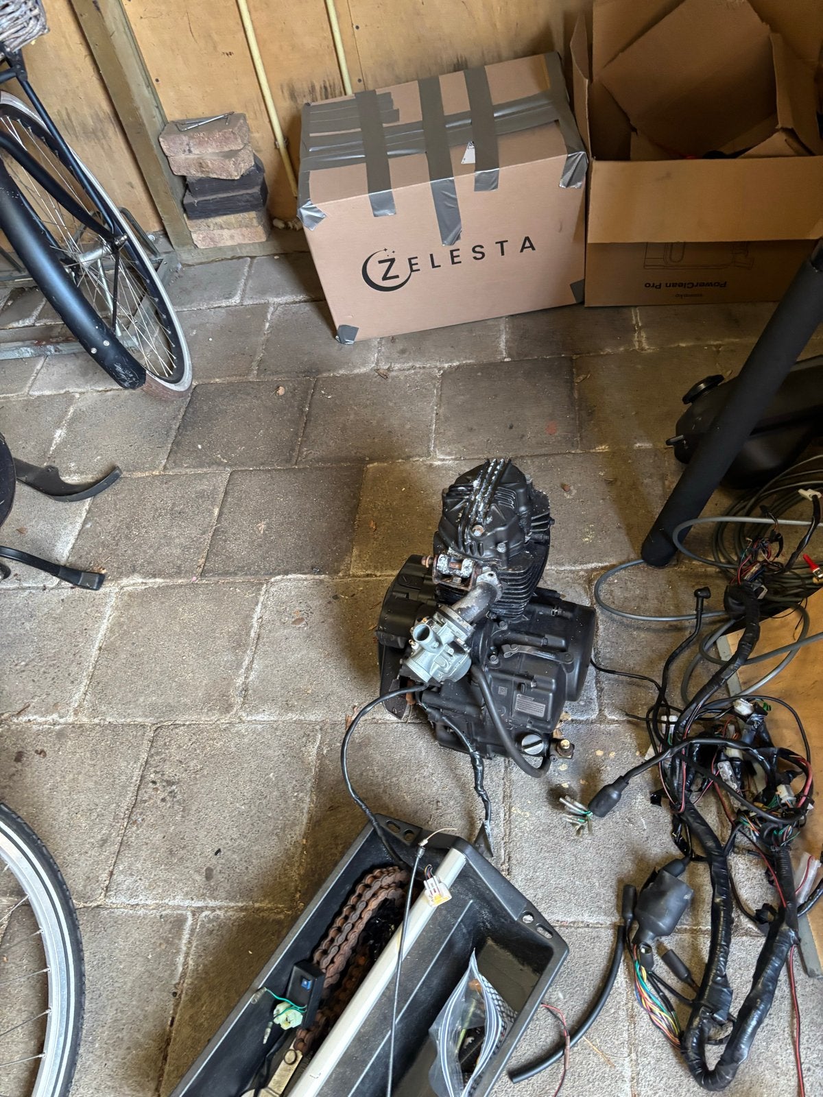 Motorblok Orion 125cc HEEL UNIVERSEEL, Motoren, Ophalen, Gebruikt