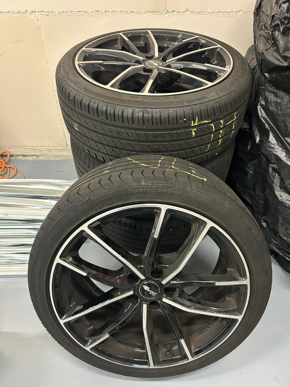 Brock 18-inch alloy wheels with tyres – 8Jx18H2 – KBA 51364, Ophalen of Verzenden