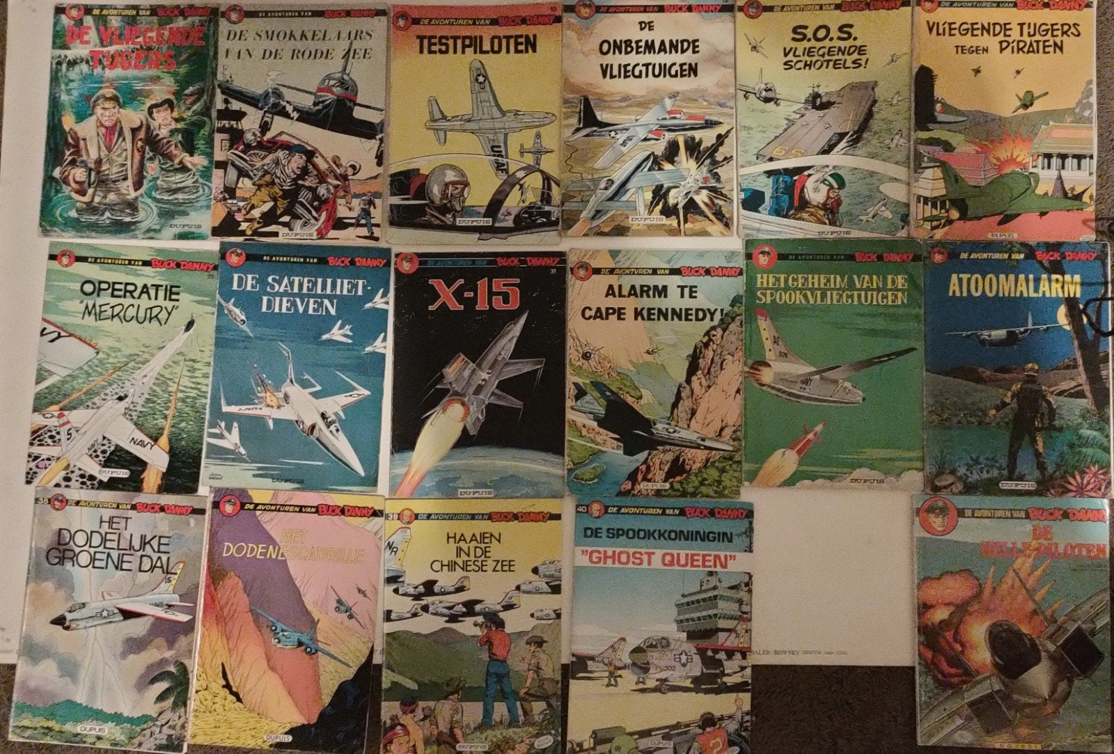 Buck Danny stripboeken - Diverse titels  €1,25 per stuk, Meerdere stripboeken, Ophalen of Verzenden, Gelezen, J.M. Charlier