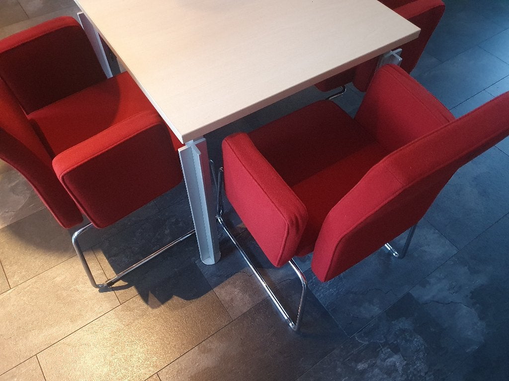 BULO H2O 80 cm / 80 cm tafel, Overige houtsoorten, 50 tot 100 cm, Design, Vierkant