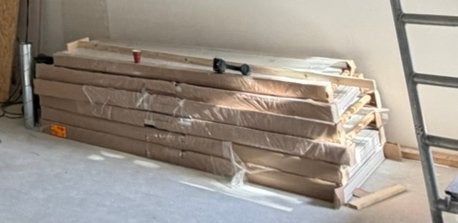 Nieuwe deur met deurkozijn Skantrea, Deurkozijn, Nieuw, 225 cm of meer, Hout