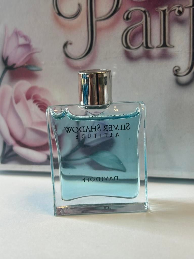 Davidoff - silver shadow altitude miniature 7,5ml edt, Ophalen of Verzenden, Nieuw, Miniatuur, Gevuld