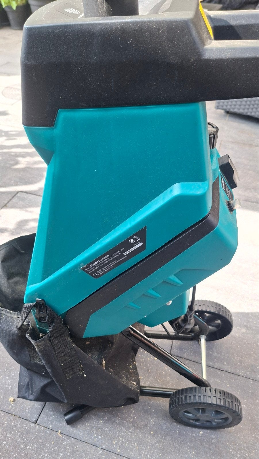 vonroc Elektrische Hakselaar met Opvangzak, Gebruikt, Met opvangzak, Elektrisch, Ophalen