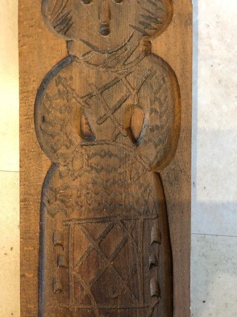 Koekplank (nr2) grote speculaasplank met meisje, Ophalen of Verzenden