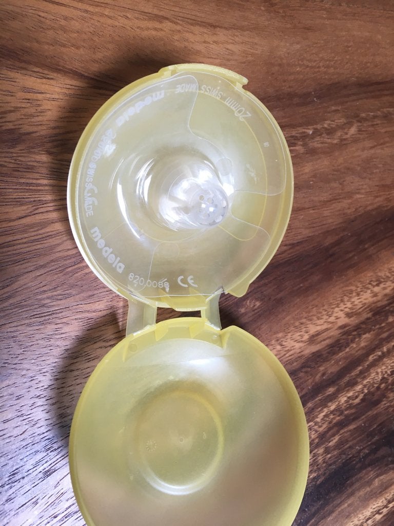 Medela tepelbeschermers tepelhoedjes 20mm, Ophalen of Verzenden, Zo goed als nieuw, Overige typen