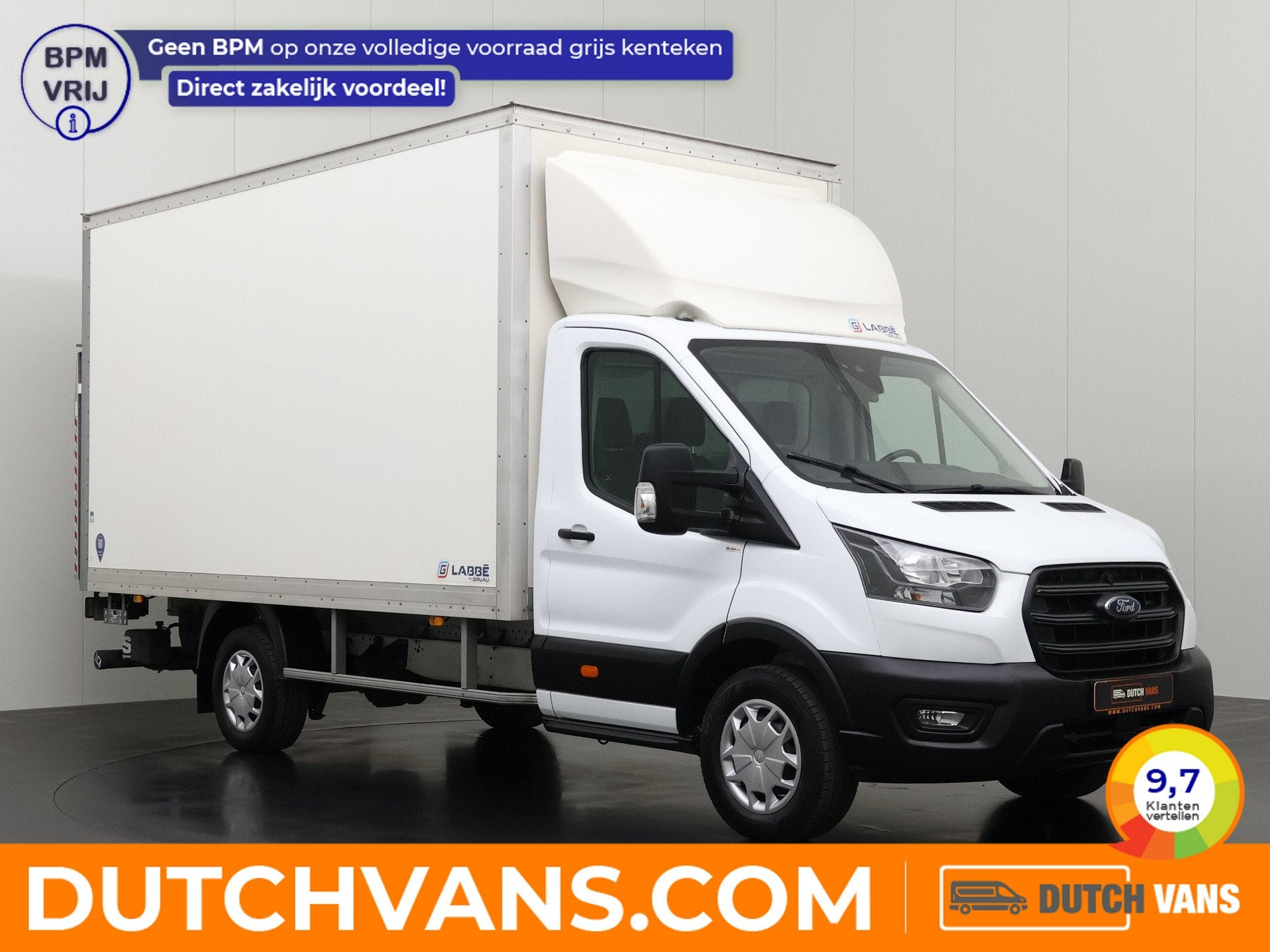 Ford Transit 2.0TDCi 170PK Bakwagen+Laadklep | Dakpoiler | A, Gebruikt, Euro 6, Multifunctioneel stuurwiel, 170 pk