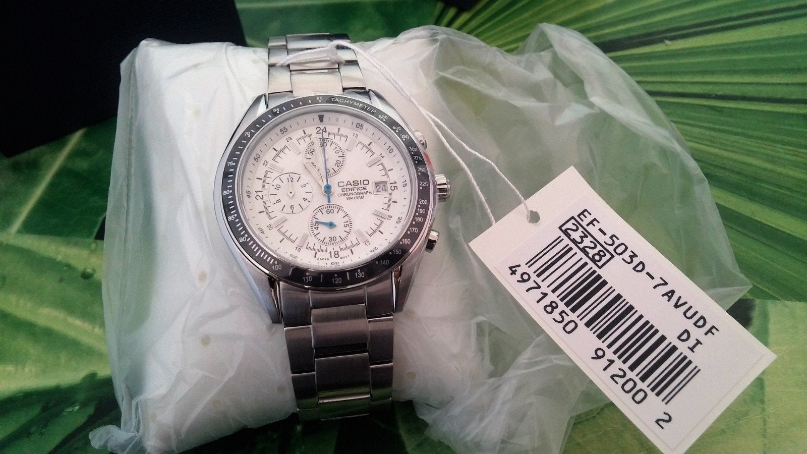 Casio Edifice Speedmaster EF-503D-7AVUDF nieuw, Sieraden, Tassen en Uiterlijk, Horloges | Heren, Ophalen of Verzenden, Nieuw, Staal