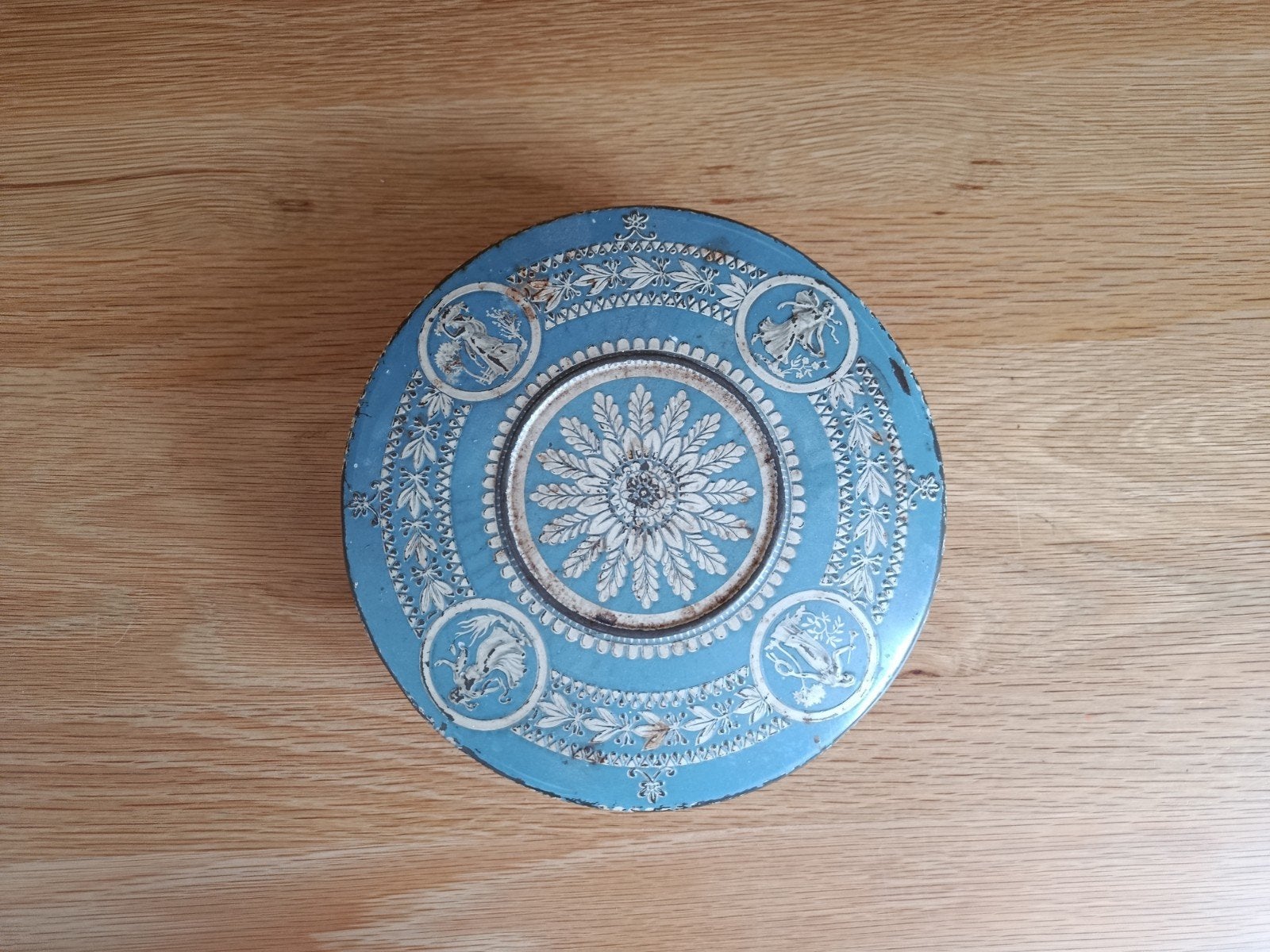 prachtig vintage koekblik, Ophalen of Verzenden