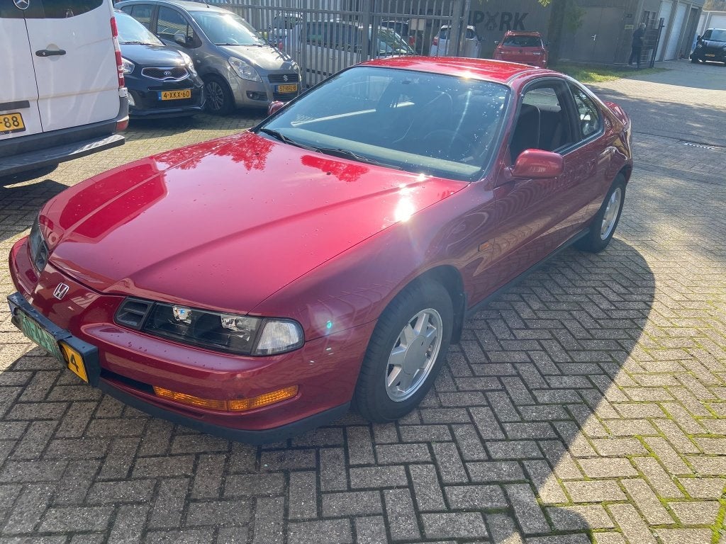 Honda Prelude 2.0 I ABS AUT U9 1992 Rood, Auto's, Stof, 133 pk, Origineel Nederlands, Grijs