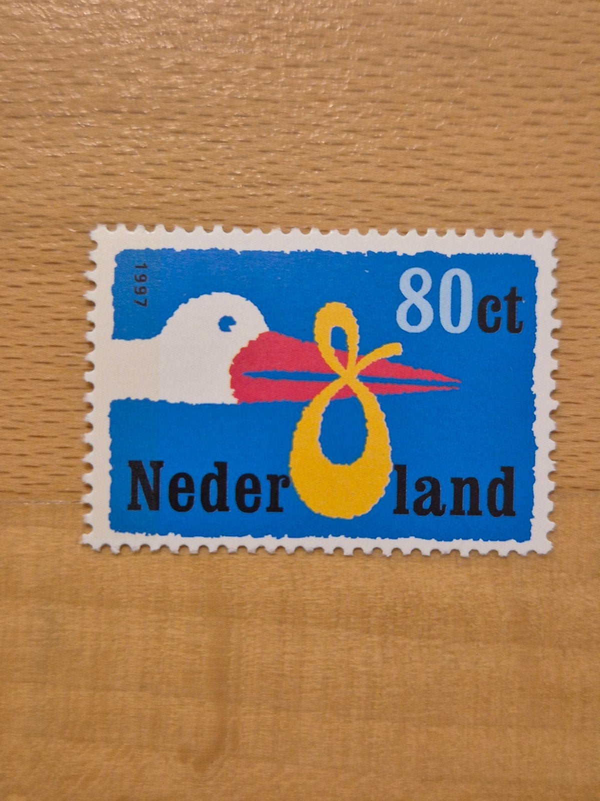 Nederland 1997 geboortezegel, Ophalen of Verzenden, Na 1940, Postfris