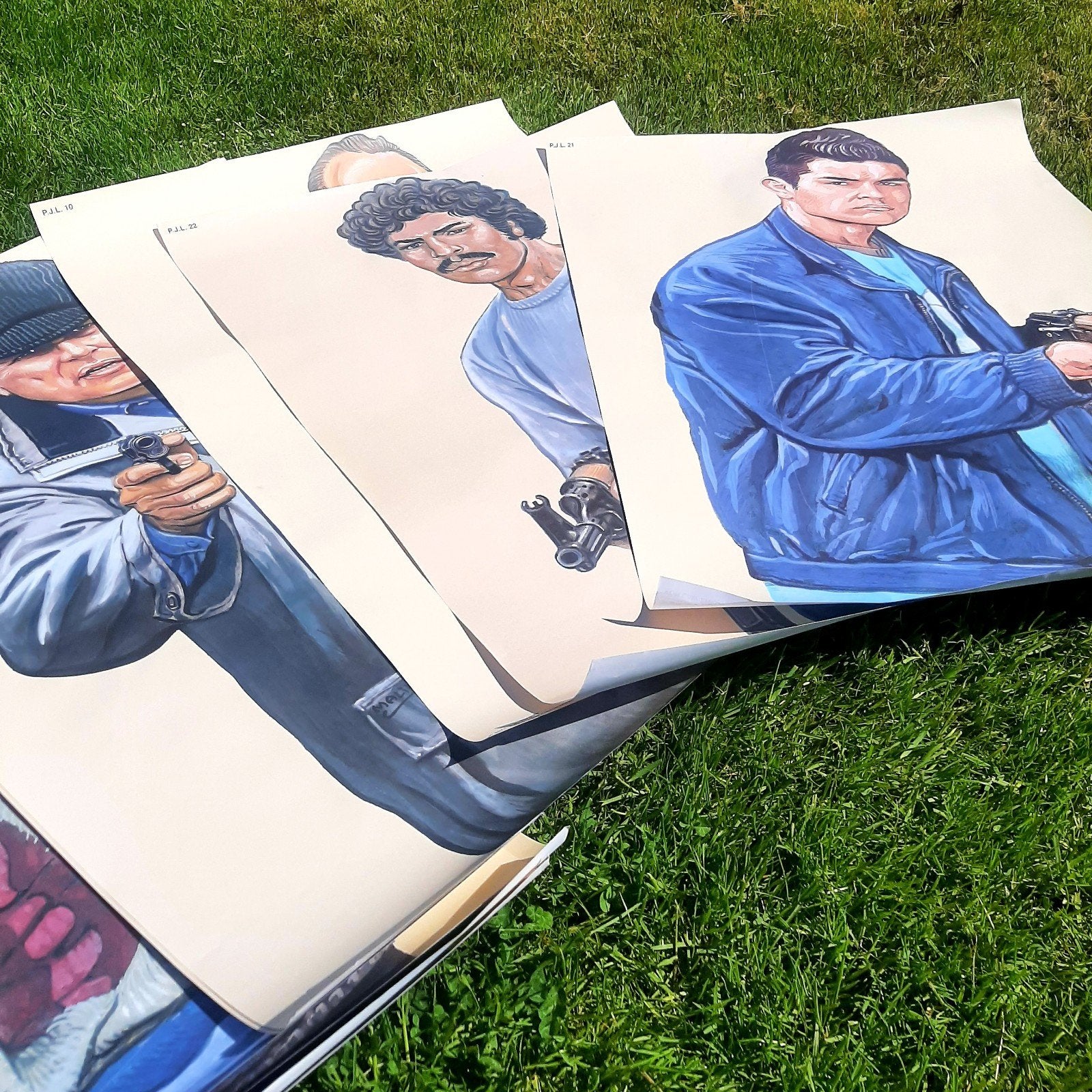 Vintage - Target Poster - (Politie / Malik / Shooting), Ophalen of Verzenden