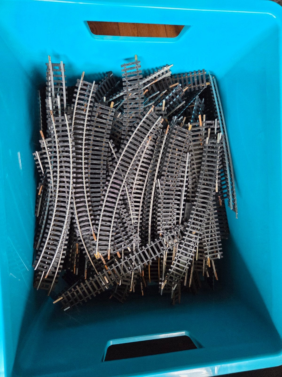 Rails + accessoires modeltreinen, Ophalen of Verzenden, Gebruikt, Gelijkstroom, Rails