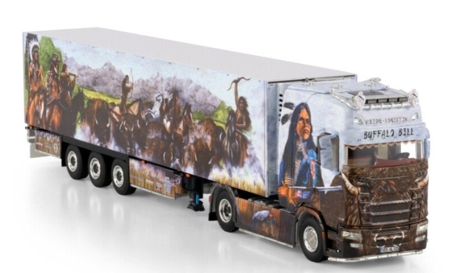 WSI SCANIA S HIGHLINE + KOELTRAILER - HEIDE LOGISTIK, Wsi, ., Nieuw, Ophalen of Verzenden