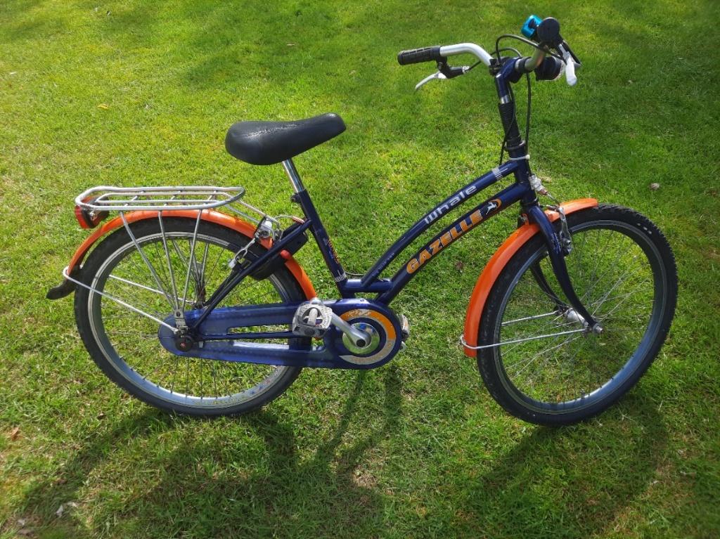 Kinderfiets - Gazelle - Whale, Fietsen en Brommers, Terugtraprem, Zijwieltjes, Ophalen of Verzenden, Gazelle fiets