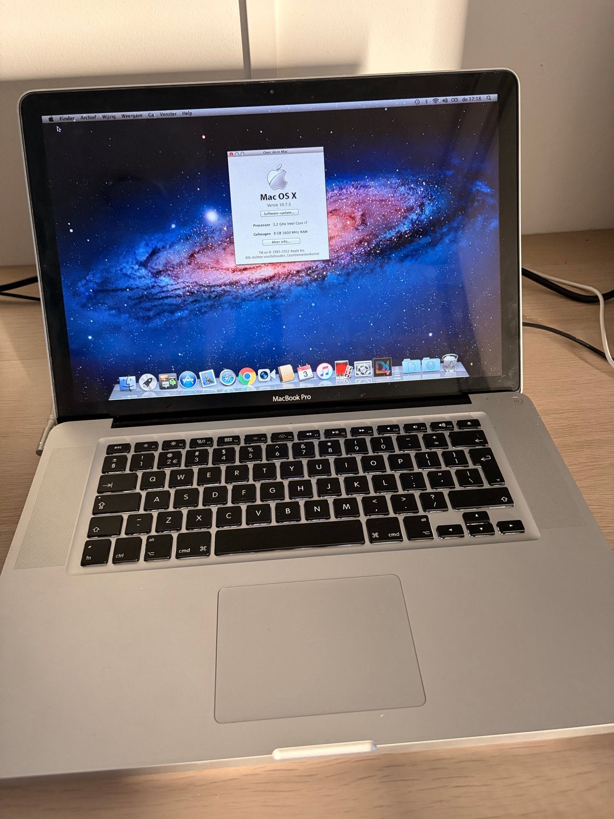 MacBook Pro A1286 + originele oplader (zonder HDD en accu), Computers en Software, Apple Macbooks, MacBook Pro, Gebruikt, 2 tot 3 Ghz