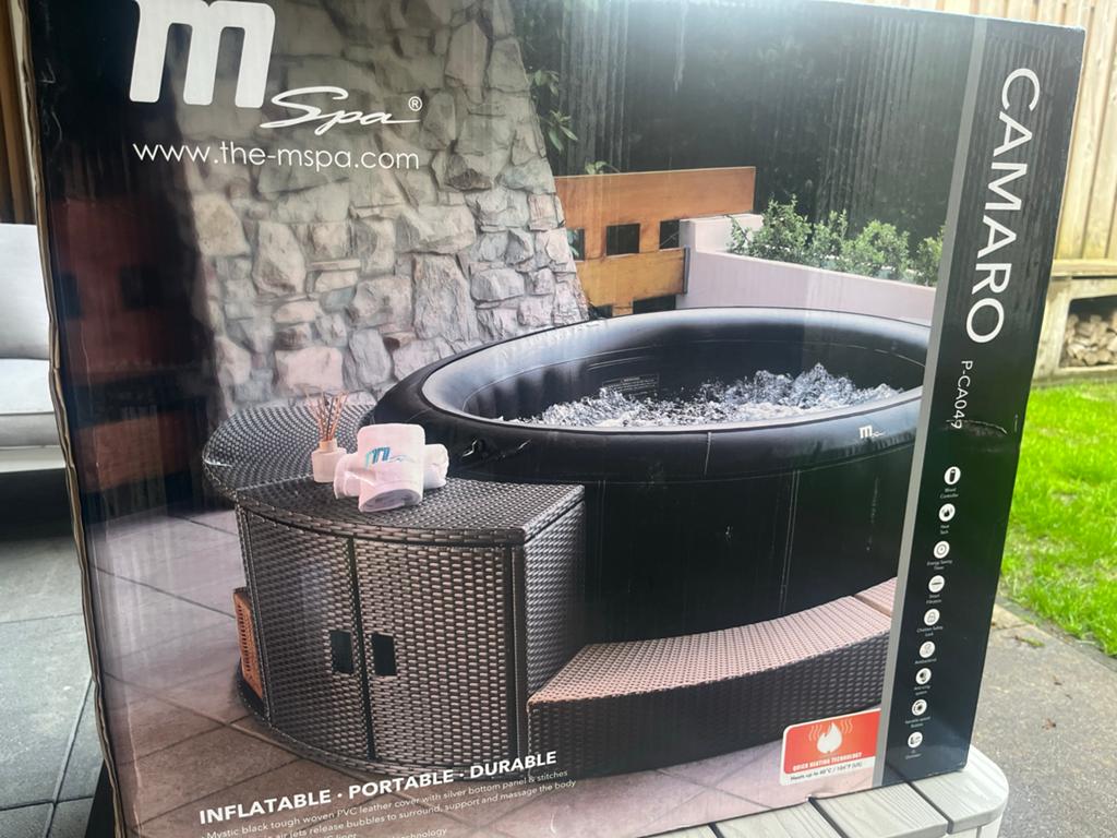 Nieuwe MSpa Camaro P-CA049 Opblaasbare Jacuzzi Spa, Tuin en Terras, Bubbelbaden en Hottubs, Ophalen, Nieuw, Filter, Opblaasbaar