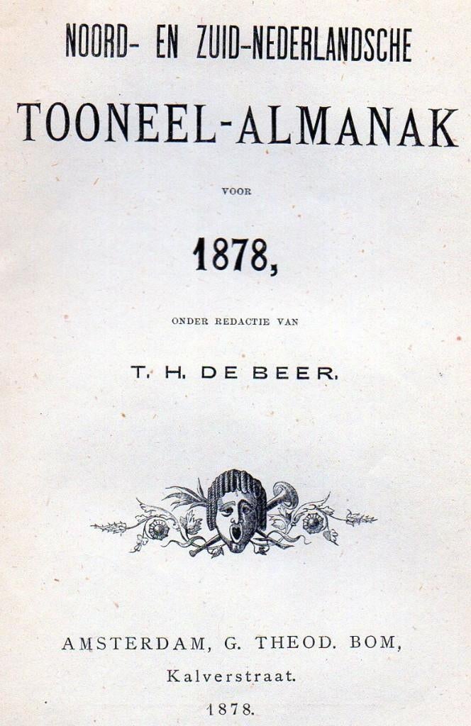 Noord- en Zuid-Nederlandsche Tooneel-Almanak 1878, Verzenden