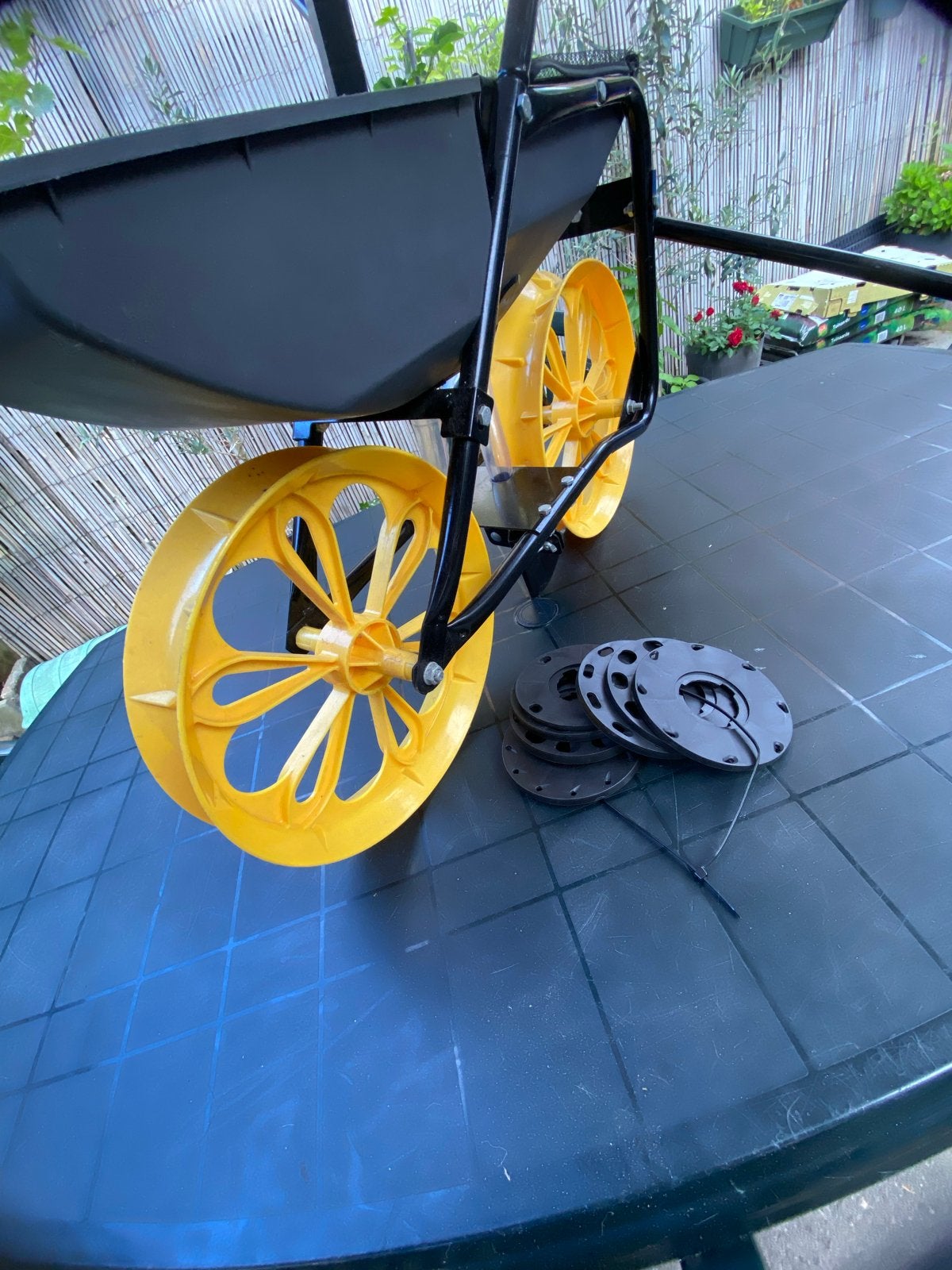 Tuinzaaimachine / Handzaaimachine, Tuin en Terras, Ophalen of Verzenden, Zo goed als nieuw, Overige soorten