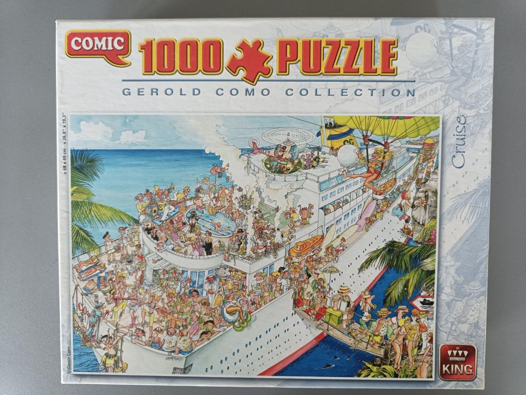 Cruise, legpuzzel, Ophalen of Verzenden, 500 t/m 1500 stukjes, Gebruikt, Legpuzzel