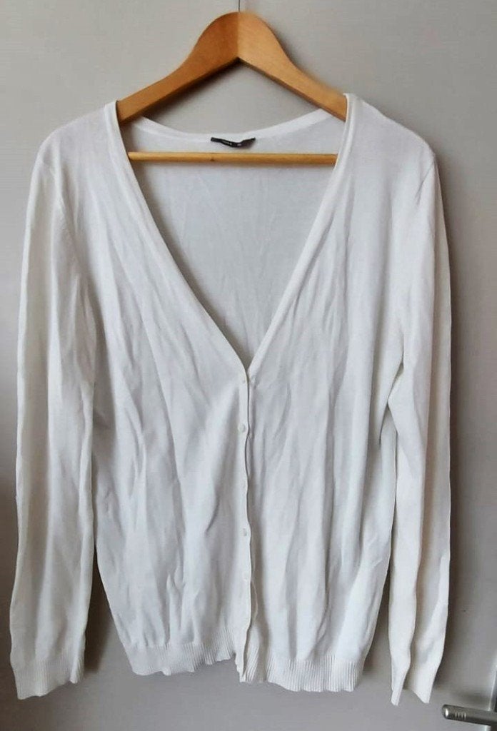 Witte HEMA vest XL, Kleding | Dames, Truien en Vesten, Wit, Maat 42/44 (L), Ophalen of Verzenden, Zo goed als nieuw