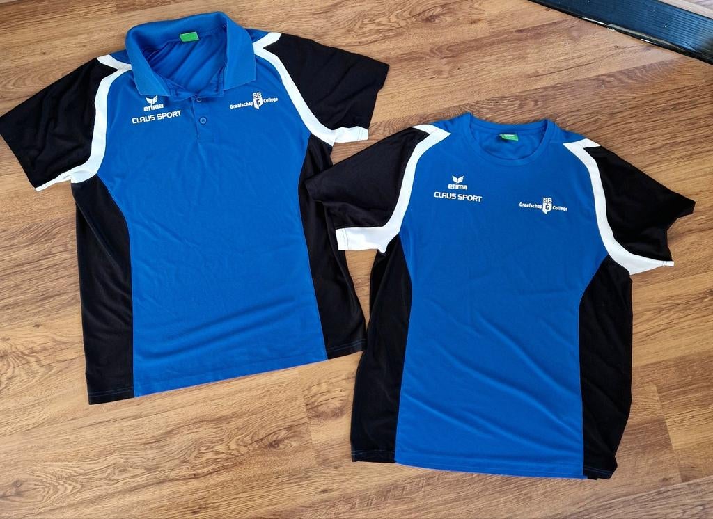 Sport en bewegen Graafschap collega kleding, Kleding | Heren, Ophalen of Verzenden, Zo goed als nieuw, Maat 52/54 (L), Blauw