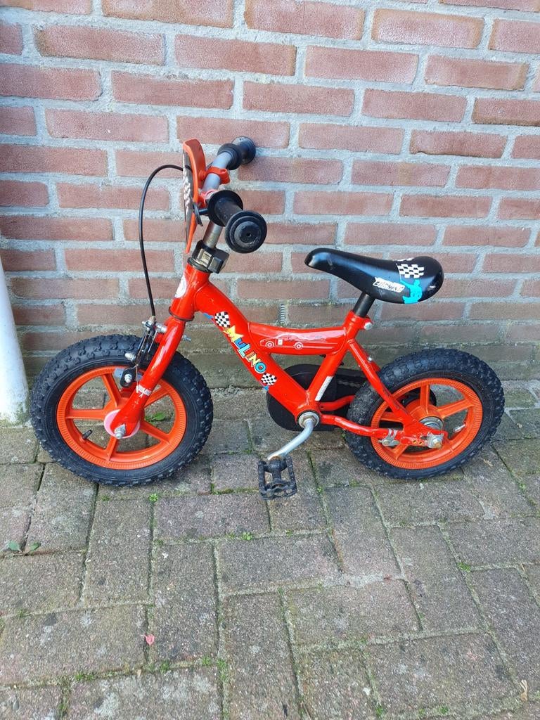 Kinderfiets zijwieltjes aanwezig, Ophalen, Gebruikt, Minder dan 16 inch, Zijwieltjes