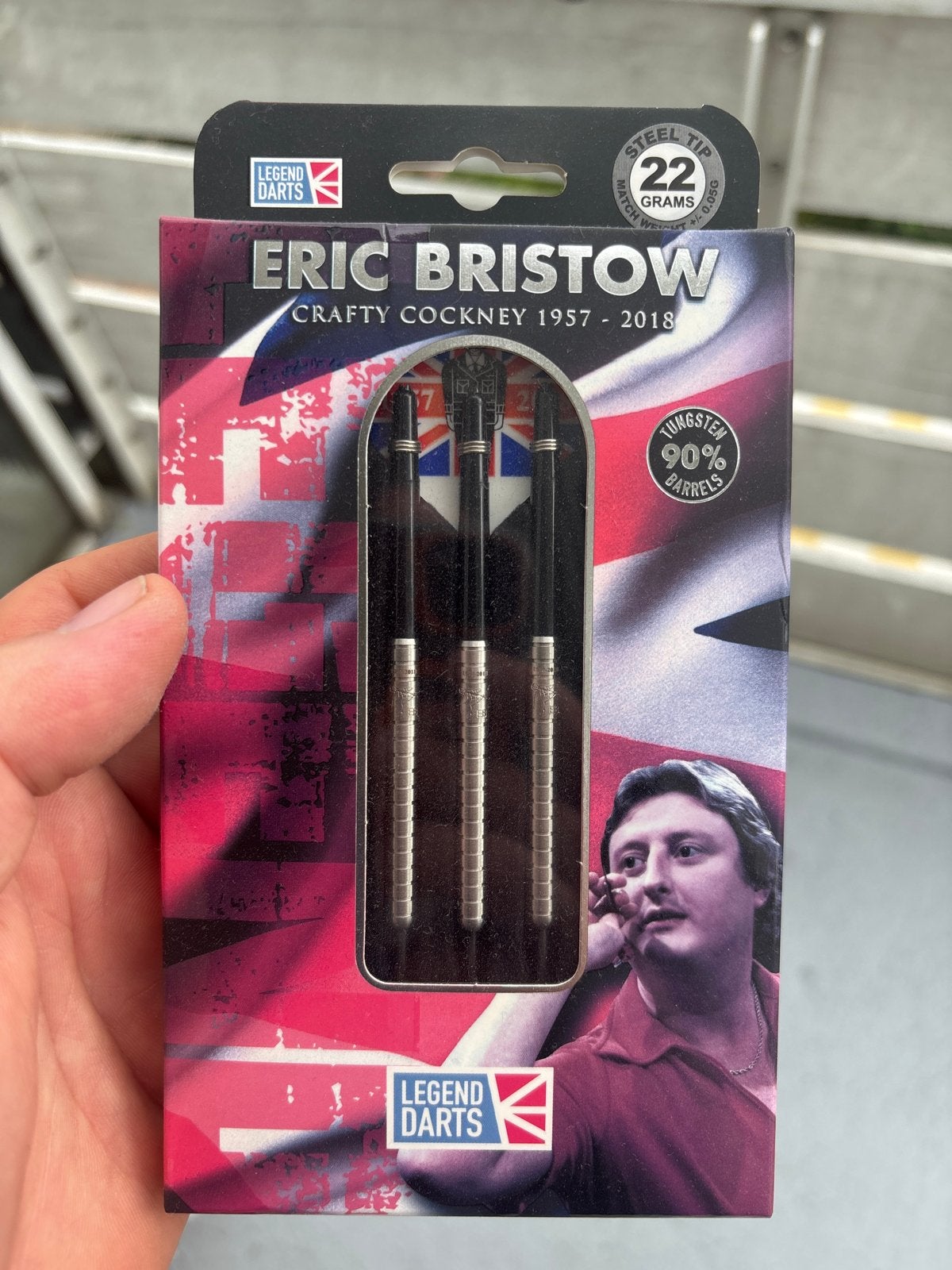 Legend Darts Eric Bristow 22g 90% Tungsten Steel Tip Darts, Ophalen of Verzenden, Nieuw, Pijlen