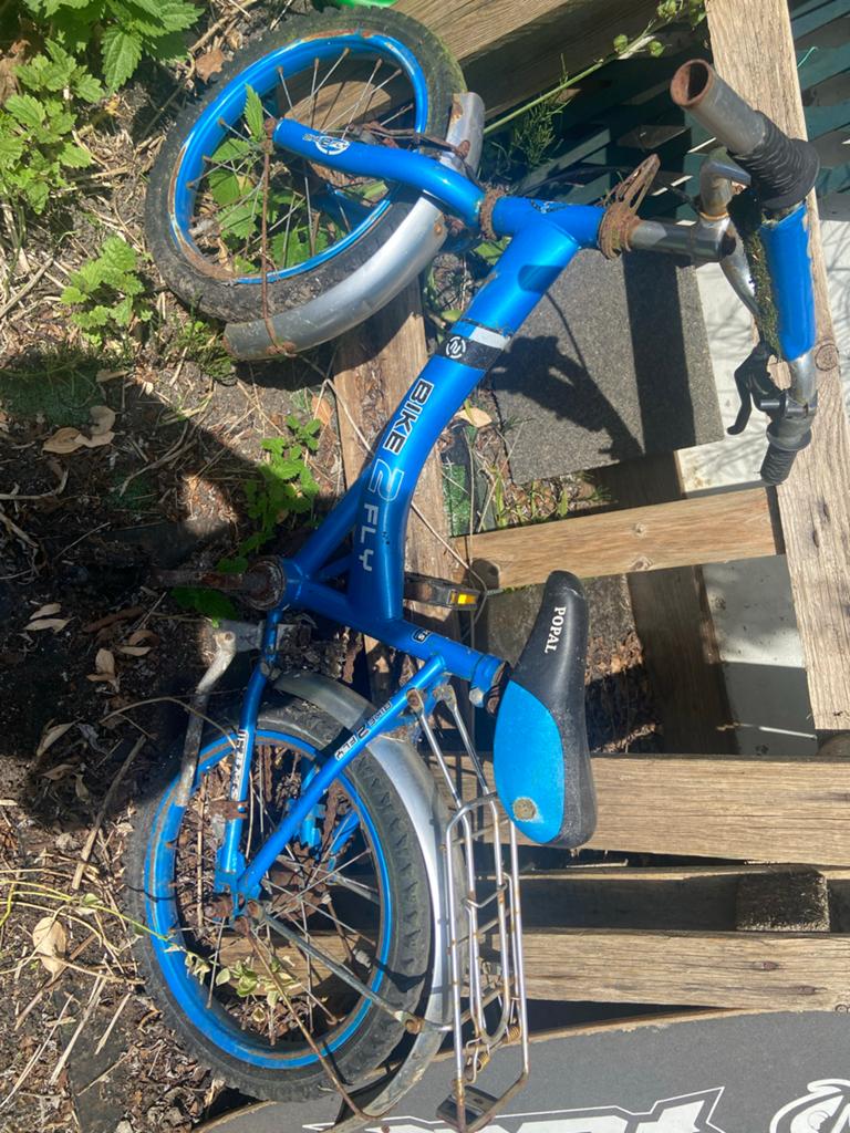 GRATIS Opknapper kinderfiets, Fietsen en Brommers, Fietsen | Kinderfietsjes, Gebruikt, 16 tot 20 inch, Velgrem, Ophalen