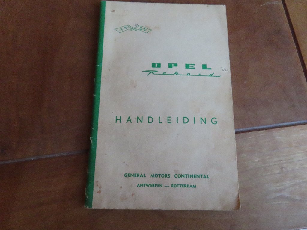 Instructieboek Opel Rekord 1.5, 1.7 1961, Auto diversen, Ophalen of Verzenden