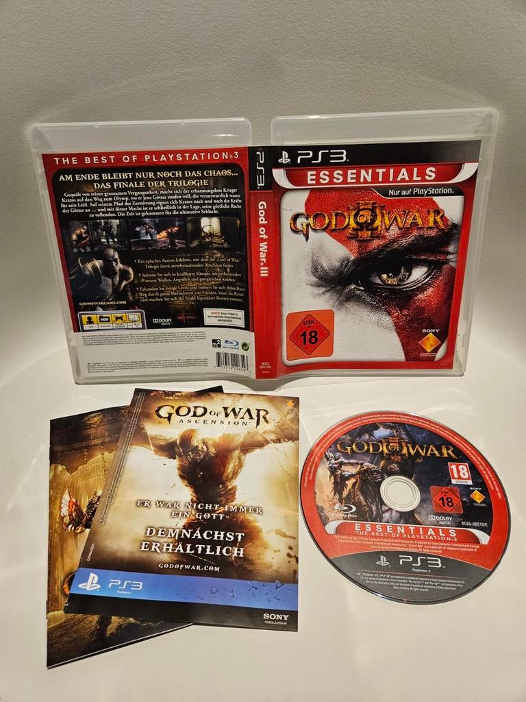 God of War III PS3, Spelcomputers en Games, Games | Sony PlayStation 3, Avontuur en Actie, Vanaf 18 jaar, 1 speler, Ophalen of Verzenden