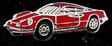 Ferrari pin- kleine maat- rood emaille, Verzenden, Nieuw, Transport, Speldje of Pin
