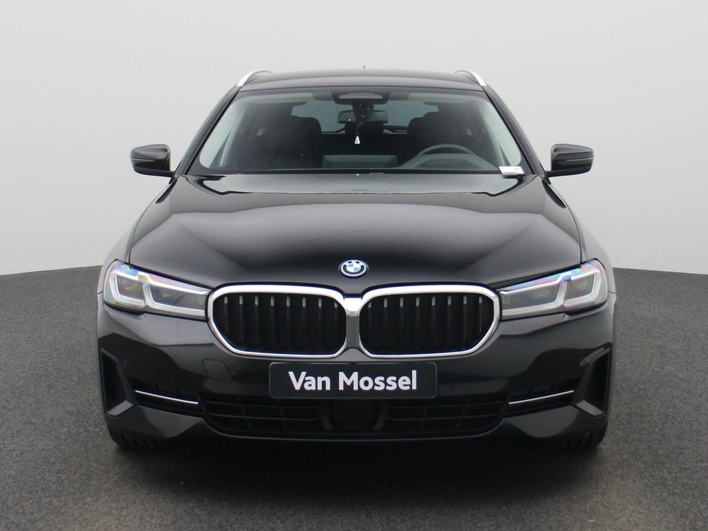 BMW 5 Reeks Touring 520e | Automaat | Lederen Bekleding | Na, Automaat, Gebruikt, Zwart, 4 cilinders