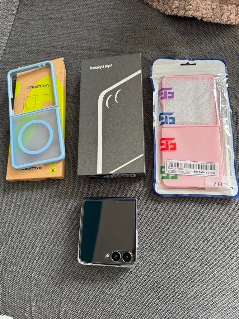 Samsung flip 256gb zgan, Telecommunicatie, Mobiele telefoons | Samsung, Ophalen, Blauw, Touchscreen, Zo goed als nieuw