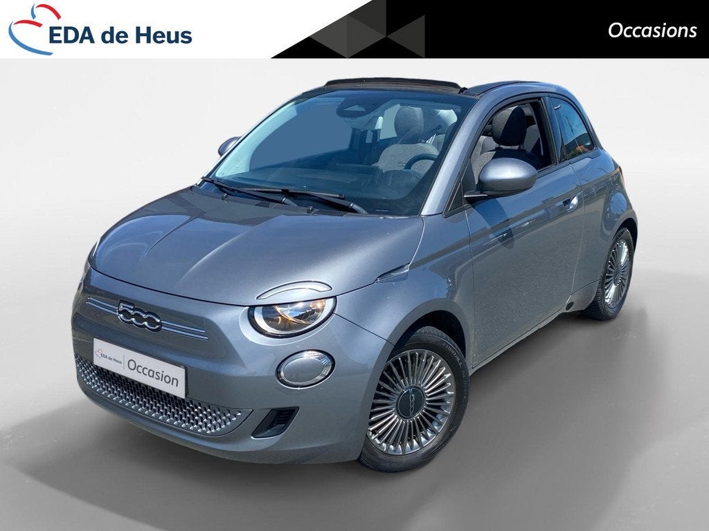 Fiat 500 Cabriolet Icon 42 kWh (WLTP 304km) CarPlay | stoelv, Auto's, Fiat, Bedrijf, Te koop, ABS, Achteruitrijcamera, Airbags