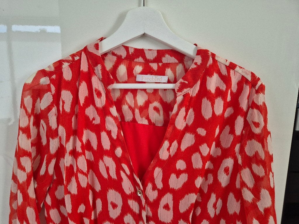 Soepelvallende jurk, Maat 38/40 (M), Meerkleurig, Ophalen of Verzenden, Zo goed als nieuw