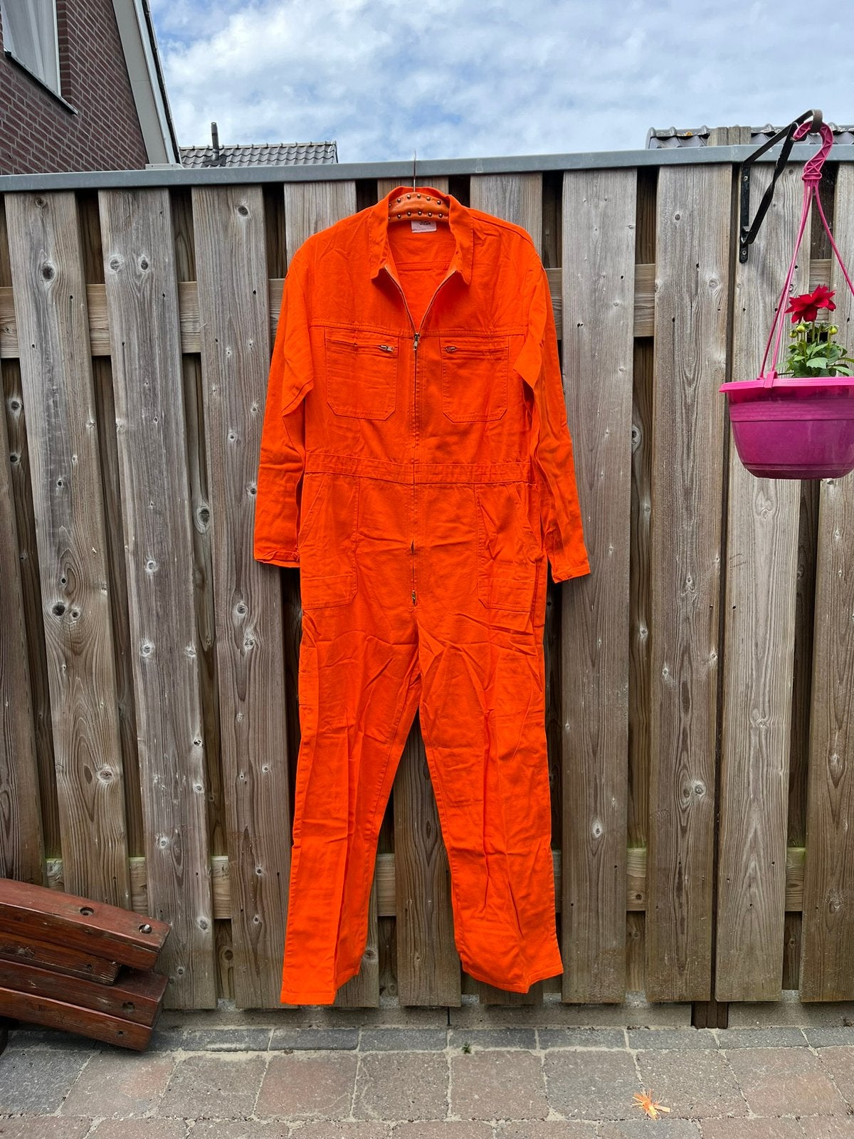 Diverse overalls defensie oranje en groen, Ophalen of Verzenden, Gebruikt, Overall