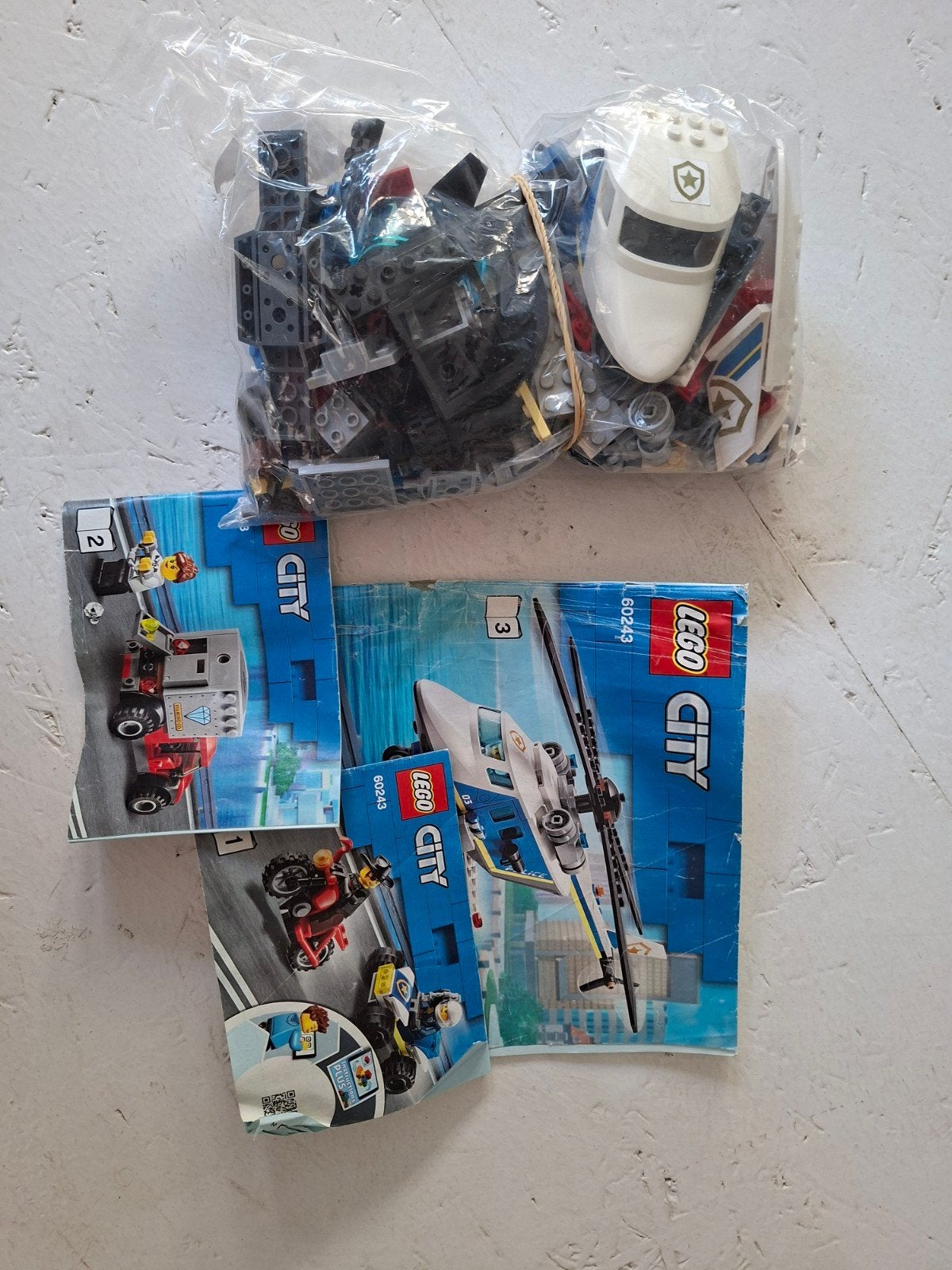 lego city 60243 politie helikopter, City, Lego, Ophalen of Verzenden, Zo goed als nieuw