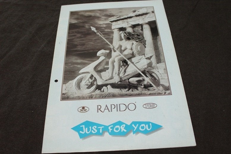 TGB Rapido Rivana Scorza Rivolta 1997 scooter verkoop folder, Ophalen of Verzenden, Gebruikt