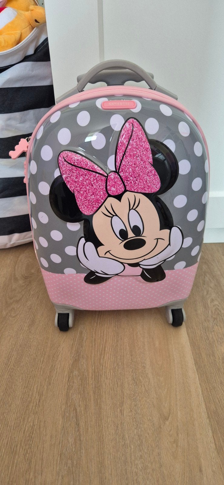 Samsonite handbagage koffer (spinner), Sieraden, Tassen en Uiterlijk, Koffers, Ophalen, Gebruikt, 50 tot 60 cm, Hard kunststof