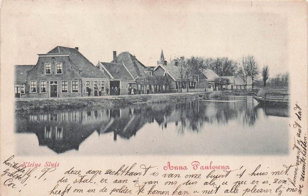 703-149-027 Kleine Sluis Anna Paulowna, Verzamelen, Ansichtkaarten | Nederland, Verzenden, Voor 1920, Noord-Holland