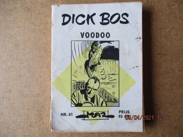 adv0891 dick bos 61 voodoo, Eén stripboek, Ophalen, Gelezen