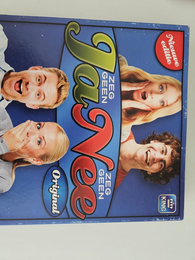 Zeg Geen Ja Nee! Original - Nieuwe Editie Gezelschapsspel, Drie of vier spelers, Ophalen of Verzenden, Gebruikt