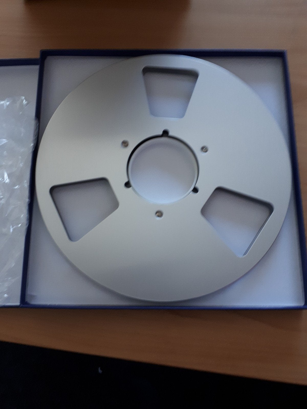 RTM lege metalen haspel 1/4" X 26cm audiotape, nieuw, Audio, Tv en Foto, Bandrecorders, Ophalen of Verzenden, Onderdeel