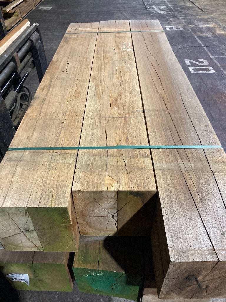 palen-tuinbank-hekwerk-Hardhout/Basralocus-295x295mm, Ophalen, Palen, Nieuw, Hardhout