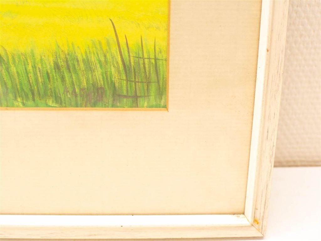 Schilderij rijstveld 30508, Ophalen of Verzenden, Gebruikt, Schilderij