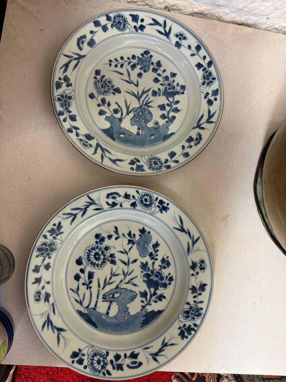 Chinees Exportporselein Borden - Qing Dynastie, Ophalen of Verzenden