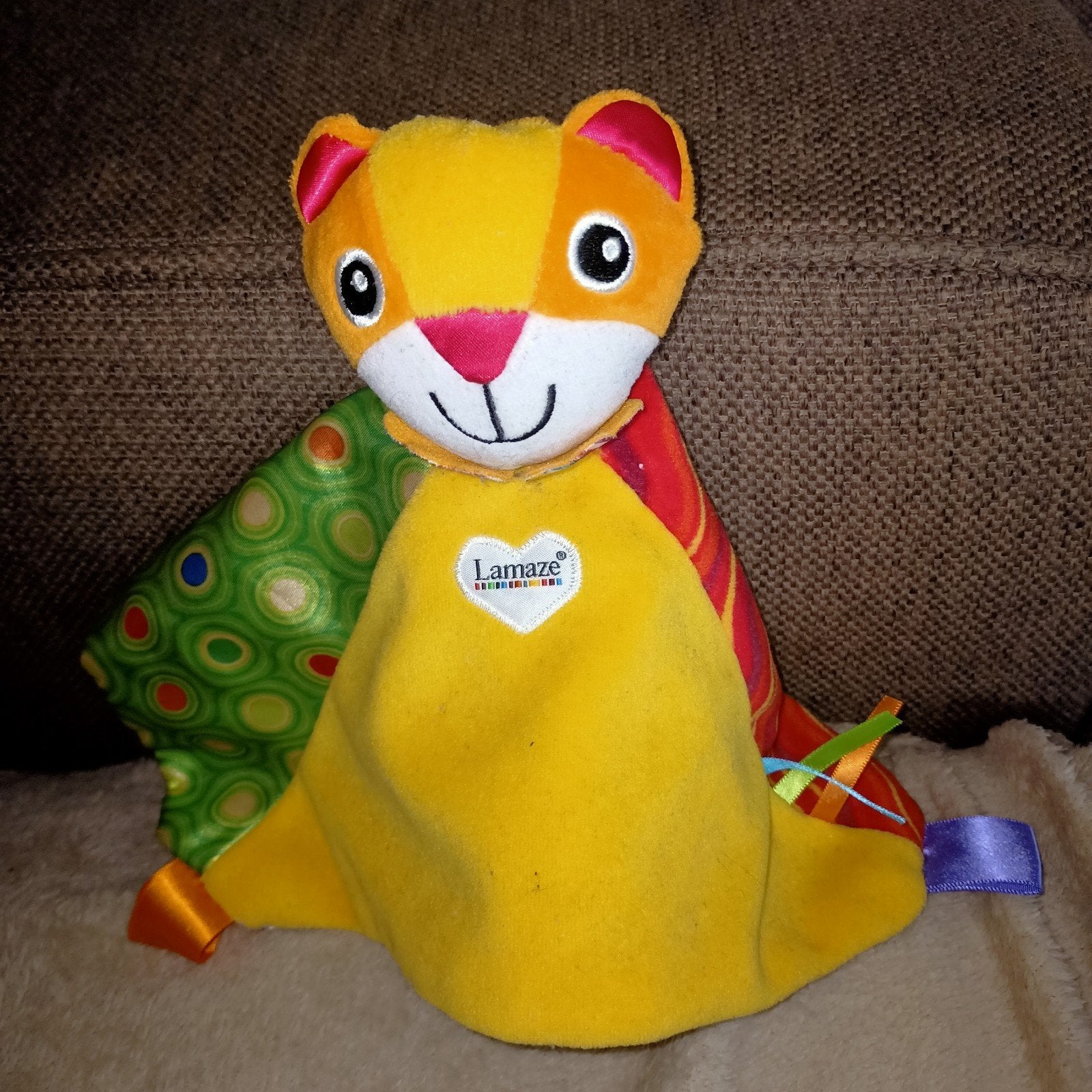 Tomy Lamaze kroeldoek met rammelaar. Kitte katje, Overige merken, Met geluid, Overige typen, Ophalen of Verzenden